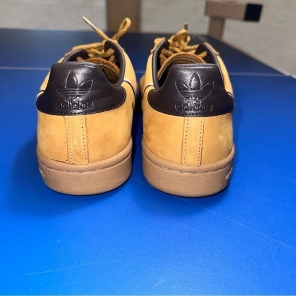 Super Nice Adidas Continental 80 J Brown/Camel‎ Shoes Size 10.5